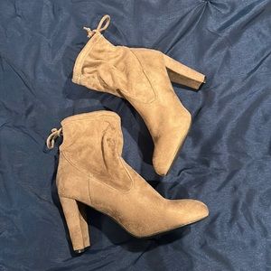 Tan ankle boots